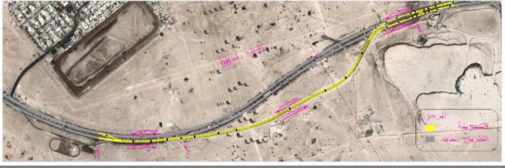 افتتاح تحويلة مرورية على طريق السالمي