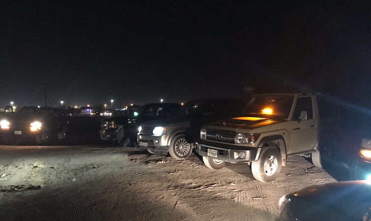 صورة | فريق “صقور صباح” يساهم في البحث عن #عثمان_الظفيري