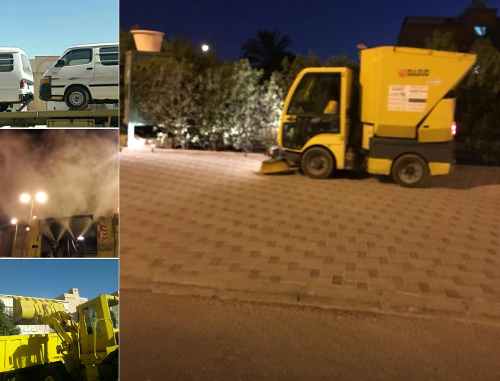 رفع 10 سيارات مهملة بالفروانية