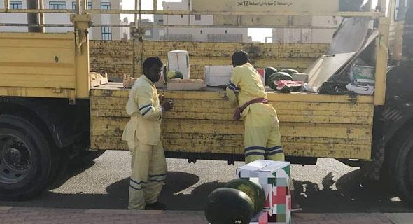 مصادرة واتلاف 120 كغم من “البطيخ” بـ #مبارك_الكبير