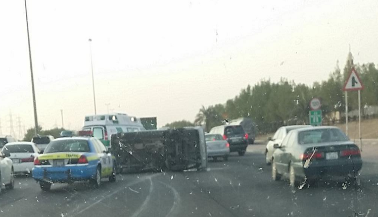 وفاة “حدث” بحادث مروع على الدائري الخامس