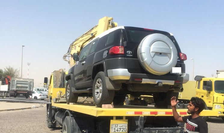 حجز وإنذار 155 مركبة في الفروانية