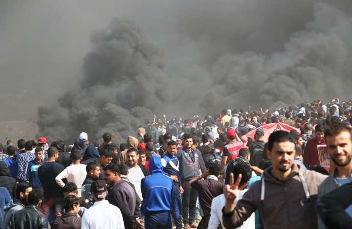 استشهاد مسعف فلسطيني خلال مسيرات العودة