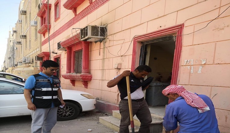 قطع الكهرباء عن سكن مخالف في الجهراء