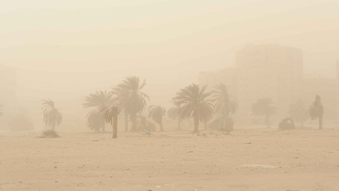 غبار حتى الأربعاء