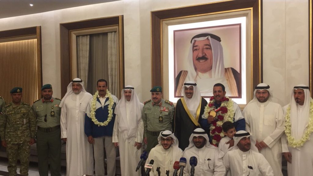 صورة | استقبال حافل لـ #منصور_الرشيدي