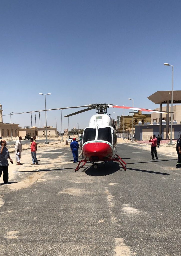 وزير الصحة : إنشاء مهبط مروحيات للطوارئ الطبية في #مدينة_صباح_الأحمد