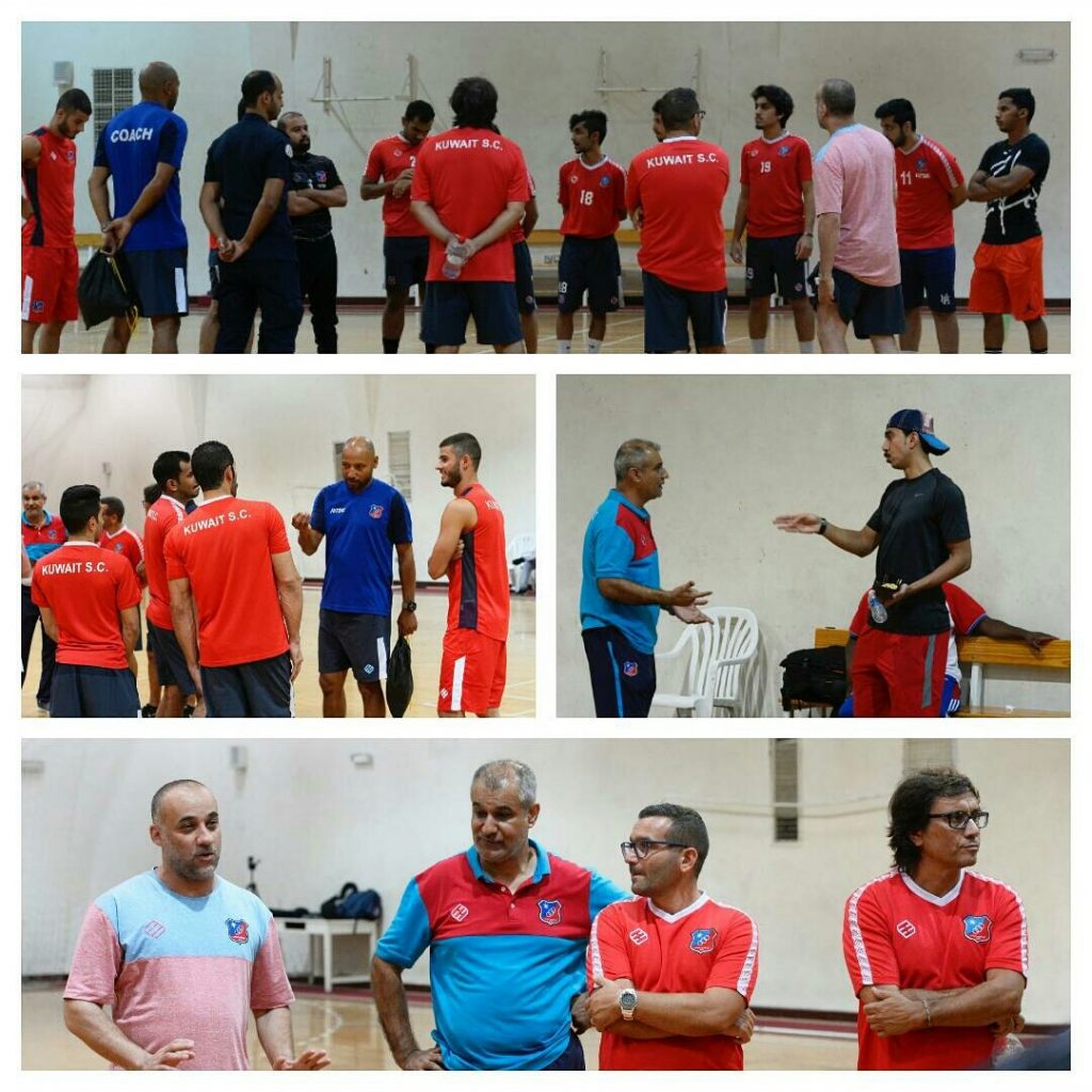 روميو يقود تدريبات الكويت للصالات استعداداً للموسم المقبل