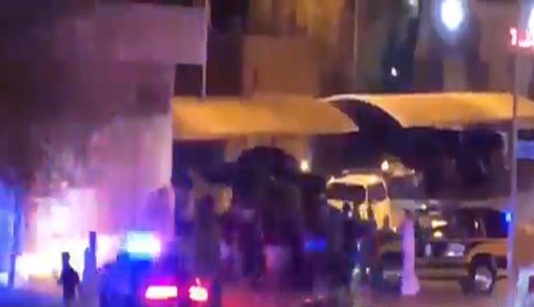 بالفيديو… هوشة في منطقة النزهة