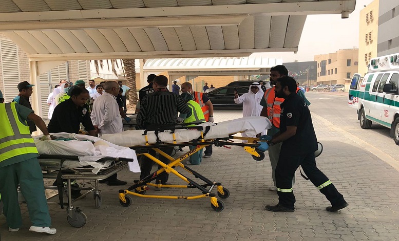 تدريب على الإخلاء الوهمي في مستشفى الصباح