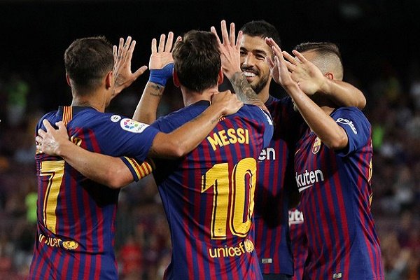 إنطلاقة جيدة لبرشلونة وميسي في الدوري الإسباني