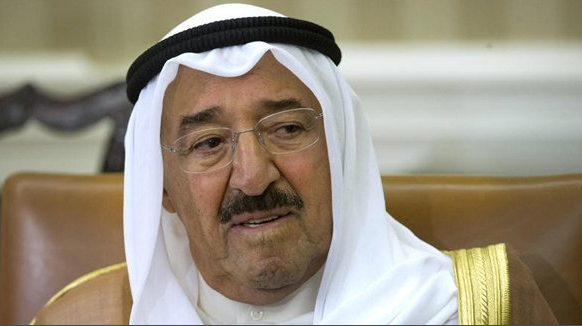 سمو الأمير يتلقى برقيتي تعزية من مشعل الأحمد وناصر الصباح بوفاة الشيخة #فريحة_الأحمد