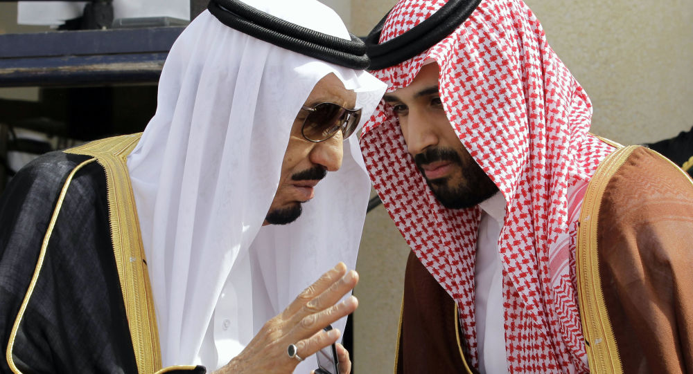 القيادة السعودية تعزي سمو الأمير وولي العهد في وفاة #الشيخة_فريحة_الأحمد