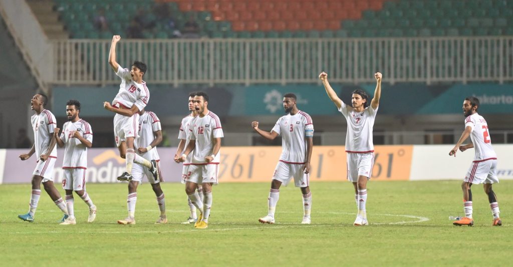 منتخب الإمارات يفوز ببرونزية كرة القدم في #آسياد_جاكرتا