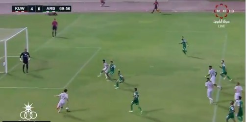 الكويت يهز شباك العربي برباعية نظيفة #العربي_الكويت