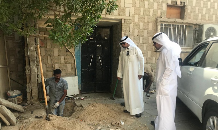 قطع الكهرباء عن منزلين في منطقة الرابية