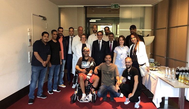 زيارة تفقدية للمرضى الكويتيين الذين يتلقون العلاج في ألمانيا