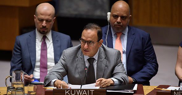 #الكويت: عمليات حفظ السلام اهم اداة متاحة لحفظ السلم والامن الدوليين