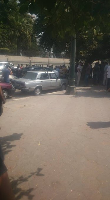 #عاجل.. إنفجار عبوة ناسفة في محيط السفارة الأمريكية بالقاهرة #مصر