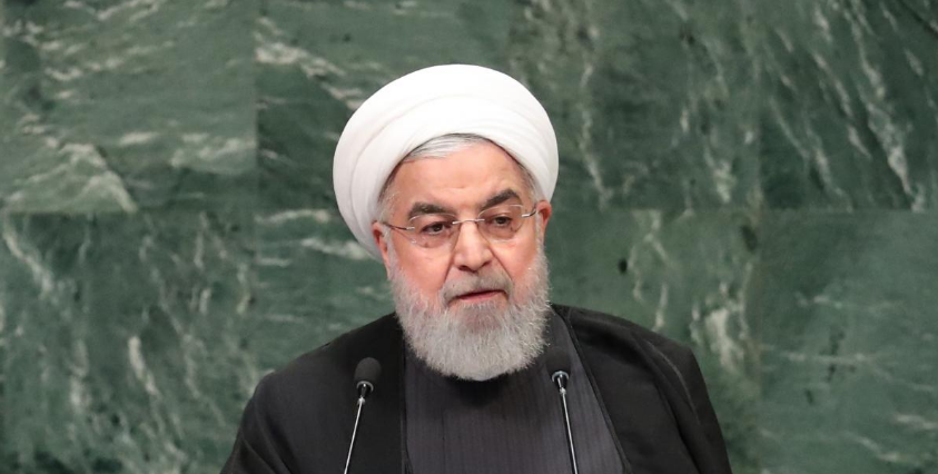 رئيس إيران يهاجم أمريكا من منصة الأمم المتحدة