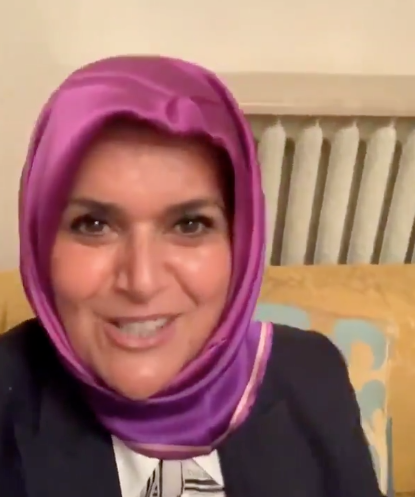 فيديو | صفاء الهاشم بحجاب أردوغان : اللون ضيم