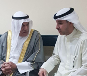 صورة | أحمد السعدون وصالح الملا في مستشفى الصباح