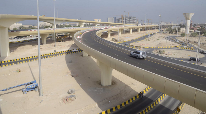 مشاريع الطرق تسبق الجدول الزمني