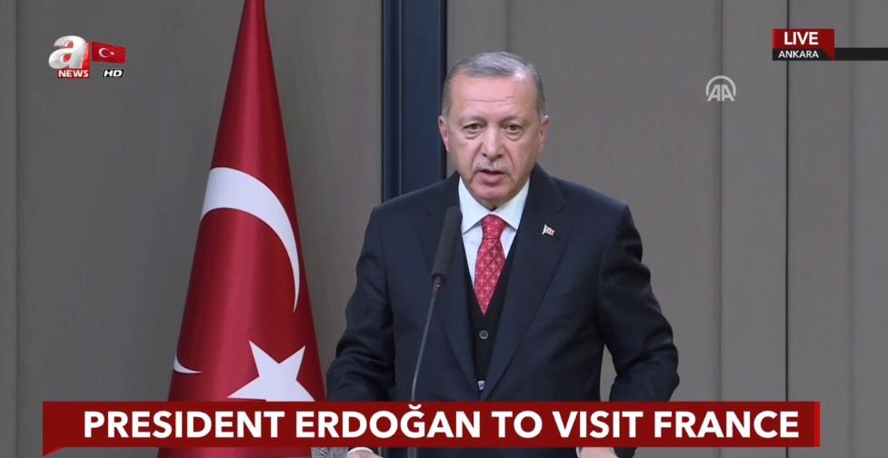 #أردوغان: أسمعنا التسجيلات الصوتية عن مقتل #خاشقجي للسعودية وأمريكا وفرنسا وبريطانيا وألمانيا