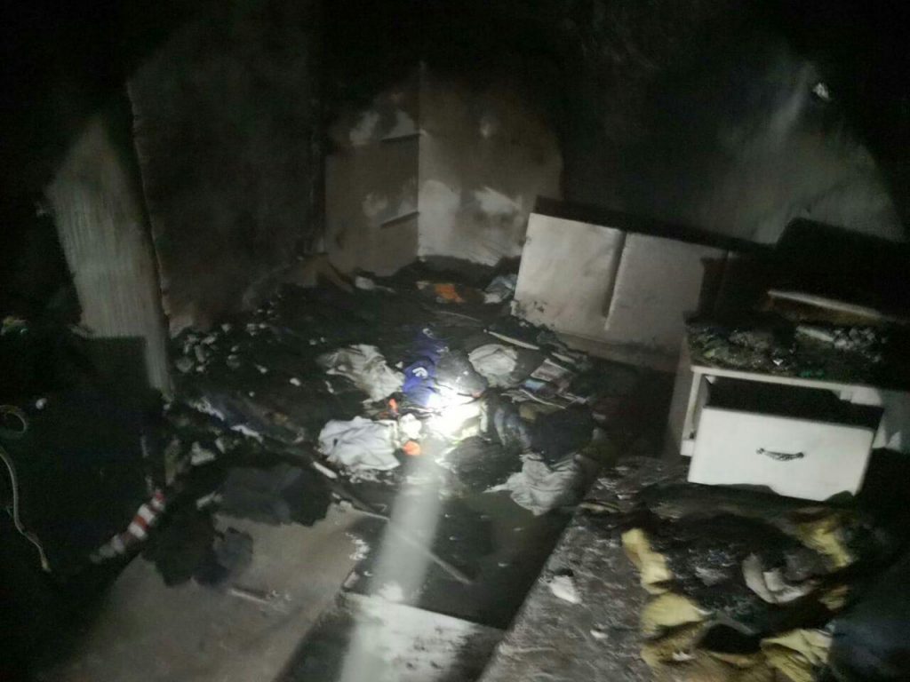 اخماد حريق منزل بالشهداء من دون اي اصابات