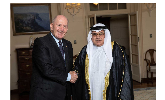 سفيرنا بـ #كانبرا يقدم أوراق اعتماده لحاكم عام استراليا