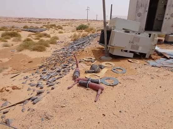 هجوم إرهابي يدمر آبار النهر الصناعي في ليبيا