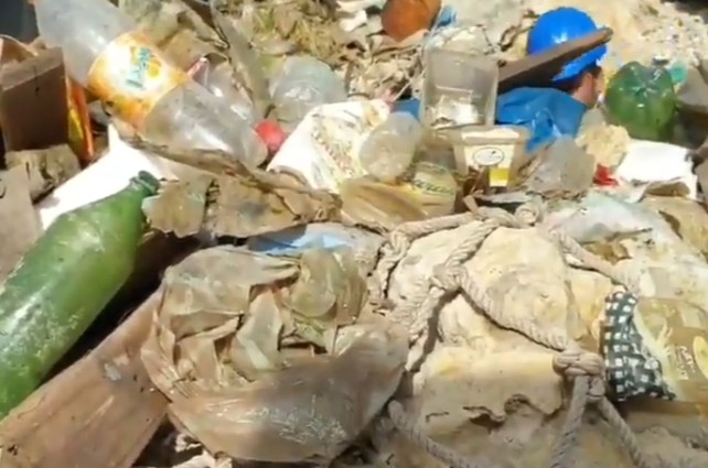 بالڤيديو | فريق الغوص يزيل 7 أطنان من المخلفات من ساحل عشيرج
