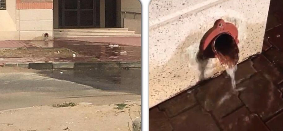 الضبطية القضائية بـ”الكهرباء” توقف هدر مياه إحدى المؤسسات الحكومية