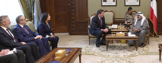 النائب الأول يلتقي عددا من أعضاء الكونغرس الأمريكي