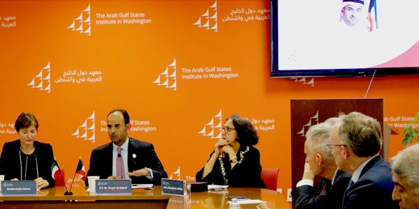 وزير المالية يستعرض رؤية «كويت 2035» في معهد دول الخليج بواشنطن