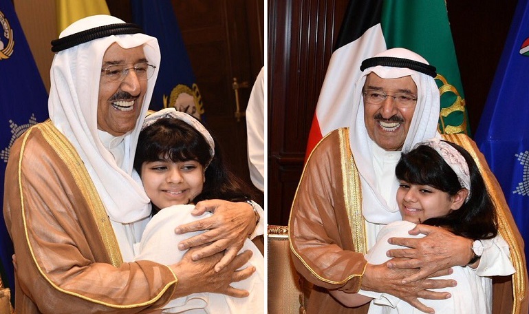 سمو الأمير يستقبل ابنة الشهيد خالد الواوان