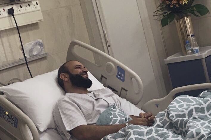خروج عبدالله فهاد من المستشفى