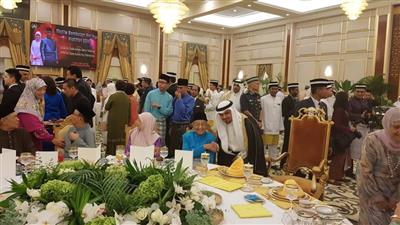 سفارتنا بماليزيا تشارك في حفل عيد الفطر بالقصر الملكي