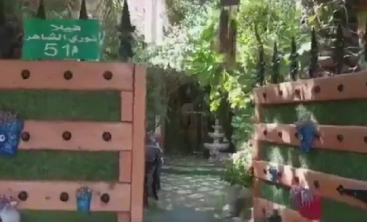 ڤيديو مواطن يوثق انخفاض درجة الحرارة من 49 إلى 27 درجة في منزله بسبب التشجير