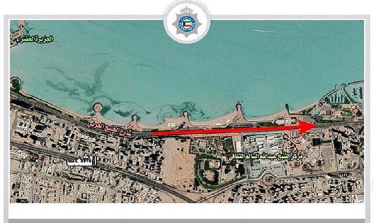 صورة للطرق المغلقة الليلة