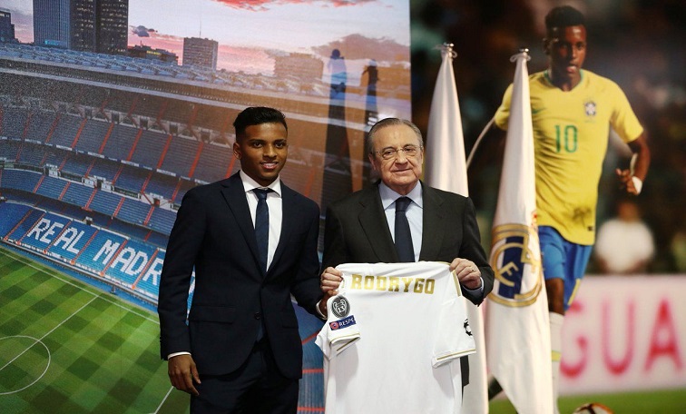 رودريغو لاعبًا في ريال مدريد