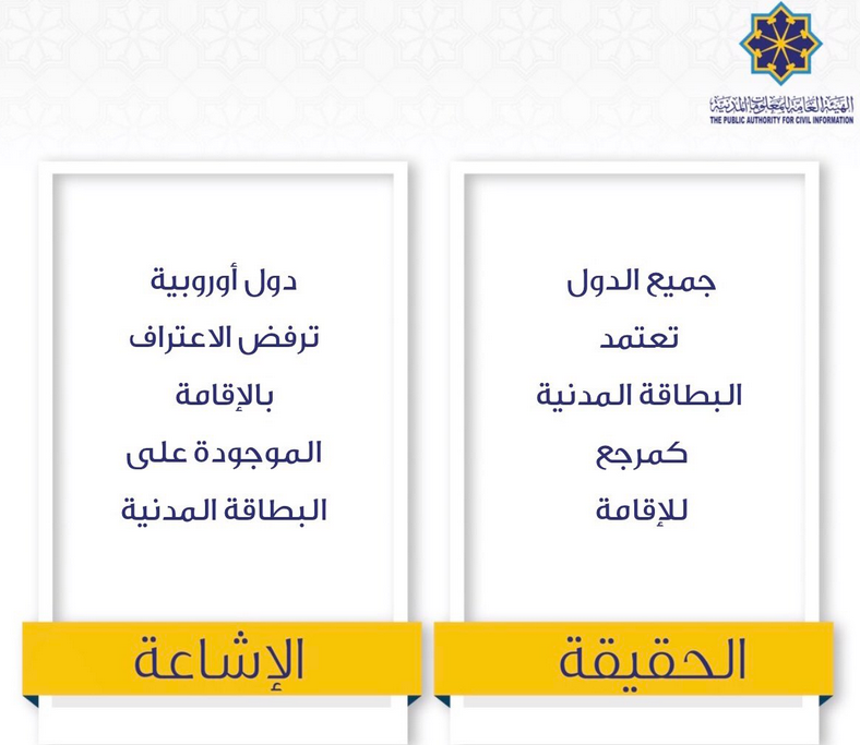 تنويه من “المعلومات المدنية” حول الإقامة في “أوروبا”