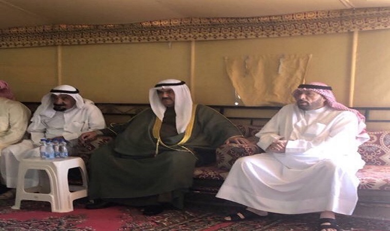 سمو الشيخ ناصر المحمد يعزي في وفاة الشيخ منيف المحمود الزوبعي