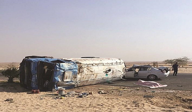 طريق الوفرة مثير للقلق و الخوف لسكان مدينة صباح الأحمد
