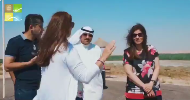 بالڤيديو | أميرة عربية تزور محمية الجهراء