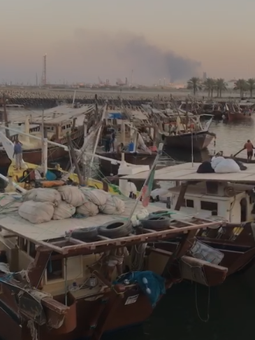 فيديو| زحام شديد للجنات الصيد بنقعة الفحيحيل