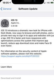 الدفاع الأمريكية تدعو موظفيها لعدم ترقية هواتف الأيفون لنظام IOS13