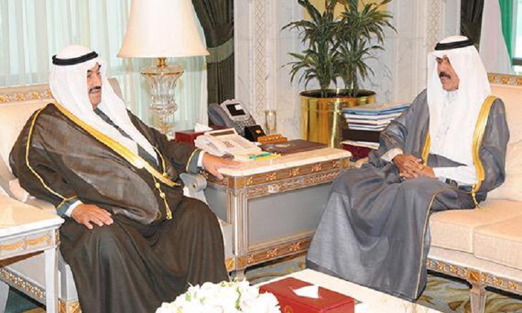 سمو نائب الأمير يستقبل ناصر المحمد والسفير السعودي
