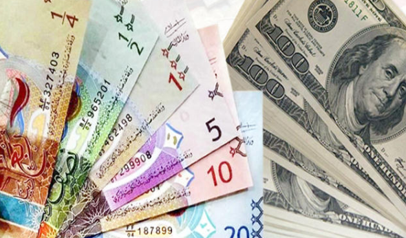 الدولار یستقر امام الدینار عند حاجز الـ 0.303