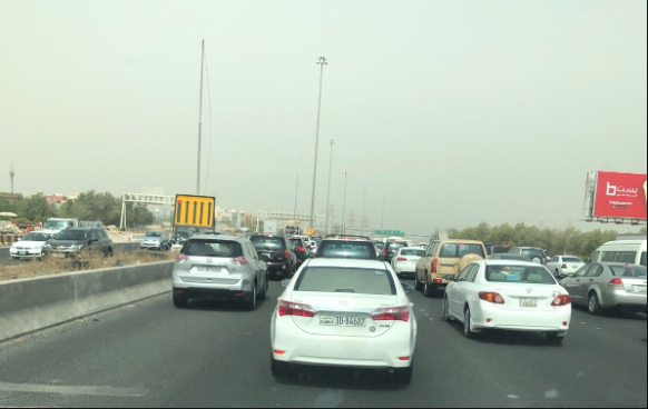 هيئة الطرق تباشر إصلاحات الدائري السادس